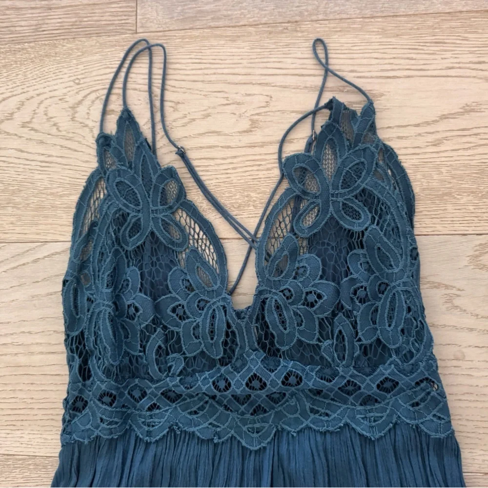 Free People Adella Maxi Slip Dress size medium